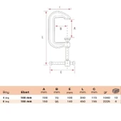 BULUT Dövme Kazancı İşkencesi G Tipi 4 inç 100 mm thumbnail 3