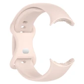 Google Pixel Watch Silikon Saat Kordonu Loop Tipi Pembe S Beden - 2