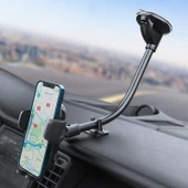 A190 X35 Model Esnek Uzun Kollu Araç Telefon Tutucu Vantuzlu - 6