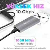 VIT 1TB TAŞINABİLİR DİSK | USB 3.1 Gen 2 | Metal Kasa V001TB - 3