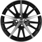CMS-465-11 6.5x15" -4x108 ET15 65.1 Diamond Matt Black Jant (4 Adet) thumbnail 2