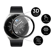 Huawei Watch GT 3 Pro 46mm Uyumlu 5li 3D Tam Kaplama Yumuşak PC Kenar PMMA HD Ekran Koruyucu Film - 3