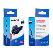 F14 Hızlı Şarj USB Çift Portlu Araç Şarj Cihazı USB 30 Mini Telefon Şarj Cihazı - 5