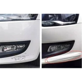 Araba Tampon Koruyucu Karbon Desenli Beyaz thumbnail 1