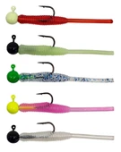 Kendo Hook Worm Jighead+Lrf Silikonu 1gr+4.5cm 5 Adet - 1