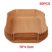 Büyük Boy Air Fryer Fritöz Pişirme Kağıdı 50 Adet thumbnail 5