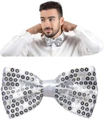 Gümüş Payetli Pullu Papyon thumbnail 4