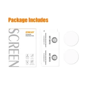 Samsung Galaxy Watch4 40mm Uyumlu 2 Adet ENKAY Hat-Prince 0.2mm 9H Kavisli Kenar Temperli Cam Ekran Koruyucu - 2