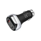 YSY 312PD 38W Yüksek Güçlü Araç Şarj Cihazı Siyah USB C Tip C PD 20W QC3 0 18W - 1