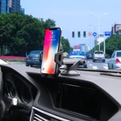 Evrensel Araba Telefon Tutucu Cam Vantuzlu 360 Derece Döner Akıllı Telefon Standı - 3