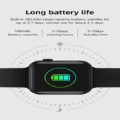 LD5 1.54 İnç Renkli Ekran Akıllı Saat Mavi IP67 Su Geçirmez Bluetooth Telefon Kalp Atış Hızı Kan Basıncı Uyku Takibi - 8