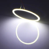 90mm 5W 180LM Beyaz Işık Angel Eyes Halka Araba Farı COB LED - 6