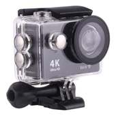 H9 4K Ultra HD 1080P 12MP 2 Inç LCD Ekran WiFi Spor Kamerası Siyah 170 Derece Geniş Açı Lens 30m Su Geçirmez - 3