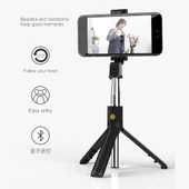 K07 Bluetooth 40 Ayarlanabilir Beyaz Selfie Çubuğu Tripodlu - 4