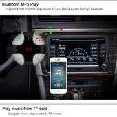 FM29B Bluetooth FM Verici Eller Serbest Araç Kiti ve Araç Şarj Cihazı - 10