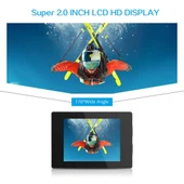 SJ4000 Beyaz Su Geçirmez Kılıflı 1080P Full HD 2.0 inç LCD Spor Kamerası 30m Derinlik - 10