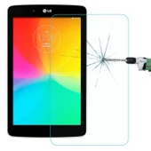 LG G Pad 7.0 V400 Uyumlu 0.4mm 9H Sertlikte 2.5D Patlamaya Dayanıklı Temperli Cam Ekran Koruyucu - 1