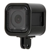 GoPro HERO5 Session HERO4 Session HERO Session Uyumlu Siyah CNC Alüminyum Alaşımlı Koruyucu Kafes ve Arka Kapak - 2