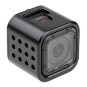 GoPro HERO5 Session HERO4 Session HERO Session Uyumlu Siyah CNC Alüminyum Alaşımlı Koruyucu Kafes ve Arka Kapak - 3