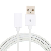 1 Metre USB Erkek - USB C Dişi Adaptör Kablosu Beyaz - 1
