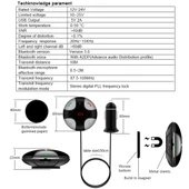 FM29B Bluetooth FM Verici Eller Serbest Araç Kiti ve Araç Şarj Cihazı - 12