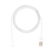 1 Metre USB Erkek - USB C Dişi Adaptör Kablosu Beyaz - 2