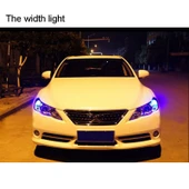 Araçlar için 2 Adet T10 1.5W 60LM 1 LED Sarı COB LED Fren Lambası DC12V - 10