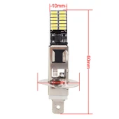 2 Adet H1 4.8W 720LM 6500K Beyaz Işık 24 LED SMD 4014 Hatasız Canbus Araç Plaka Lambası DC 12V - 4