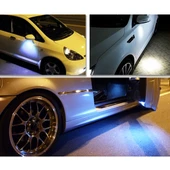 2 Adet 3W 120LM Su Geçirmez Göz Tipi Beyaz LED Araç Lambası Gümüş Kablo Uzunluğu 60cm - 9
