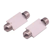 2 Adet 39mm 1.5W 80LM Beyaz COB LED Plaka Okuma Lambası - 3