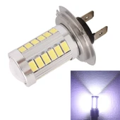2 Adet H7 16.5W 990LM 6500K Beyaz Işık 5630 SMD 33 LED Araç Fren ve Direksiyon Lambası DC12V - 1