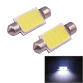2 Adet 39mm 1.5W 80LM Beyaz COB LED Plaka Okuma Lambası - 1