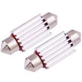 2 Adet 36mm 3.5W 180LM Beyaz Işık 12 LED SMD 4014 CANBUS Plaka Okuma Araba Ampulü - 3