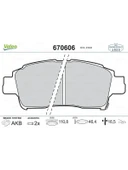 ON FREN BALATASI TOYOTA YARIS 99-05 COROLLA VERSO VVTI 2001- - 1