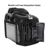 Nikon D780 Uyumlu Siyah Yumuşak Silikon Kamera Kılıfı - 6