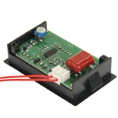 V85 2 Kablolu 75-300V AC LED Dijital Voltmetre Siyah - 5