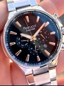 Ferrucci 2 Yıl Garantili Çelik Kordon İç Kadran Özellikleri Aktif 3 Atm Erkek Kol Saati EF.12654.02 thumbnail 4