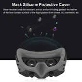 DJI Avata Goggles 2 Uyumlu Gri Silikon Koruyucu Maske Kılıfı - 5