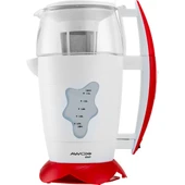 AWOX DUAL CAM DEMLİKLİ ELEKTRİKLİ ÇAYCI BEYAZ-KIRMIZI - 4