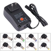 US Prizli Evrensel 30W Güç Adaptörü 5V 2.1A USB Portlu 6 Uçlu 1.2 Metre Kablo - 1