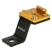 PULUZ Sabit Metal Motosiklet Kamera Tutucu Altın Renk - 2