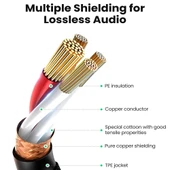 5 Metre 3 Pin XLR Erkek - Dişi Mikrofon Korumalı Kablo - 4