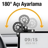 Polham Tesla Model Y, Model S, Model X, Model 3 Ekranı İle Uyumlu Manyetik Telefon Tutucu, Titremez Sarsılmaz - 4
