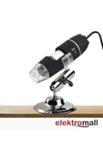 Bosile 500x Dijital Usb Mikroskop Zoom Büyüteç 2mp 8 Ledli Metal Stand - 1