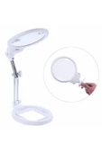 Nikula 2x-6x130mm Led Büyüteç Hd Masaüstü Bakım Okuma Gözlükleri Katlanabilir Işık Büyüteç - 4