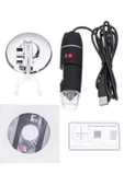 Bosile 500x Dijital Usb Mikroskop Zoom Büyüteç 2mp 8 Ledli Metal Stand - 3