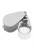 Nikula Mini Led Işıklı Büyüteç Full Çelik Büyüteç Lup Mercek Kuyumcu Büyüteci - 1