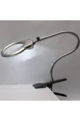 Nikula Işıklı Büyüteç Tamirci Büyüteci Çalışma Lambası Lup Mercek 130mm thumbnail 1