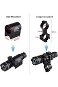 Bosile Taktik Ayarlanabilir Yeşil Lazer Sight Dot - 6