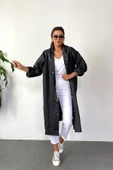 ÖNDER MODA Marlux Kadın Erkek Yağmurluk Kapüşonlu Çıtçıtlı Eva Siyah Yağmurluk - 2